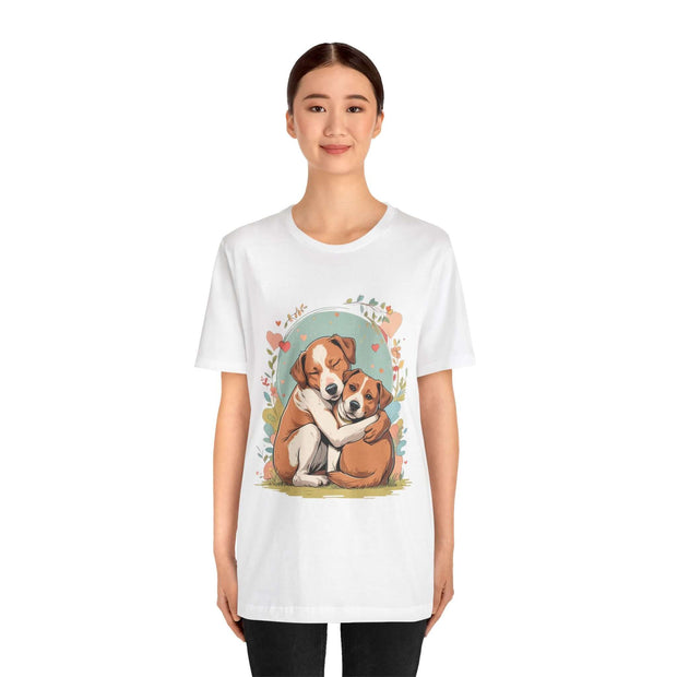 Cute Dog Love Short Sleeve Tee