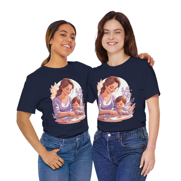 Mom & Child Art Tee