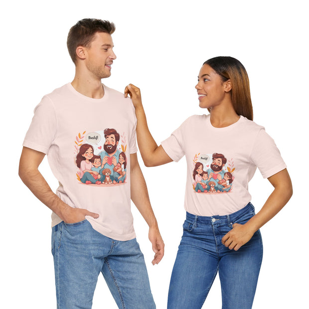 Family Love Unisex Jersey Tee - Father's Day and Mother's Day Gift Shirt
