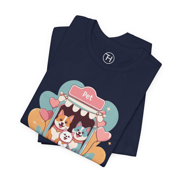 Cute Pet Adoption Jersey Tee
