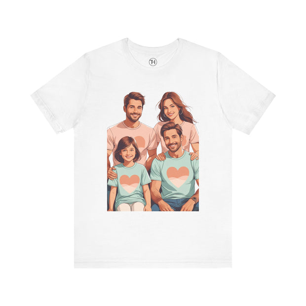 Heart Family Unisex Tee