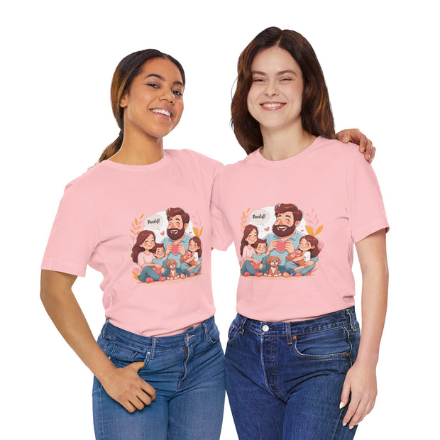 Family Love Unisex Jersey Tee - Father's Day and Mother's Day Gift Shirt