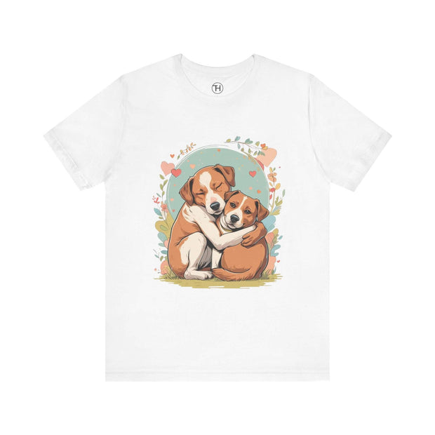 Cute Dog Love Short Sleeve Tee