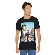 City Commute Unisex Tee, Stylish Graphic Tee, Casual Wear, Gift for Him/Her, Coffee Lover Shirt