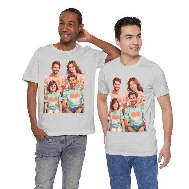 Heart Family Unisex Tee