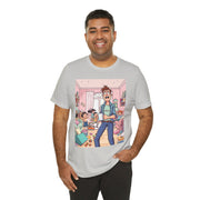 Funny Family Chaos Tee, Unisex Graphic Shirt, Parenting Humor T-Shirt, Ideal Gift for Dad, Quirky Casual Wear