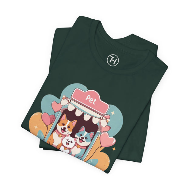 Cute Pet Adoption Jersey Tee