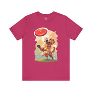 Golden Retriever Frisbee Tee