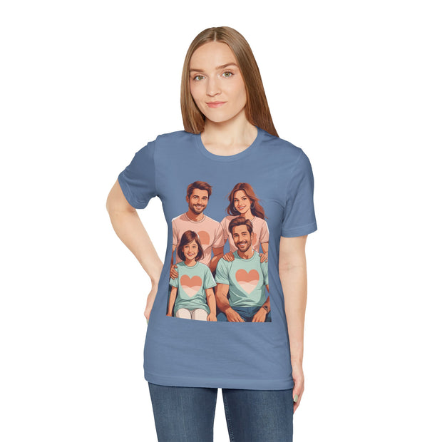Heart Family Unisex Tee