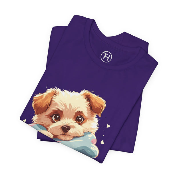 Adorable Puppy Graphic Tee | Unisex Short Sleeve T-Shirt