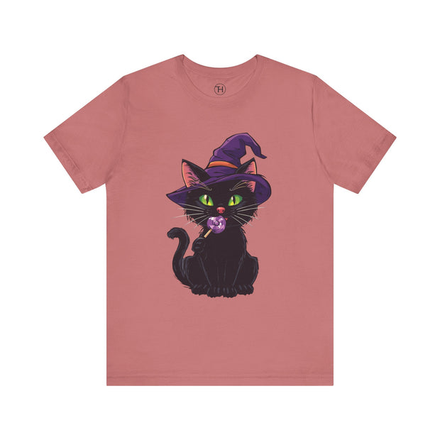 Spooky Black Cat Tee