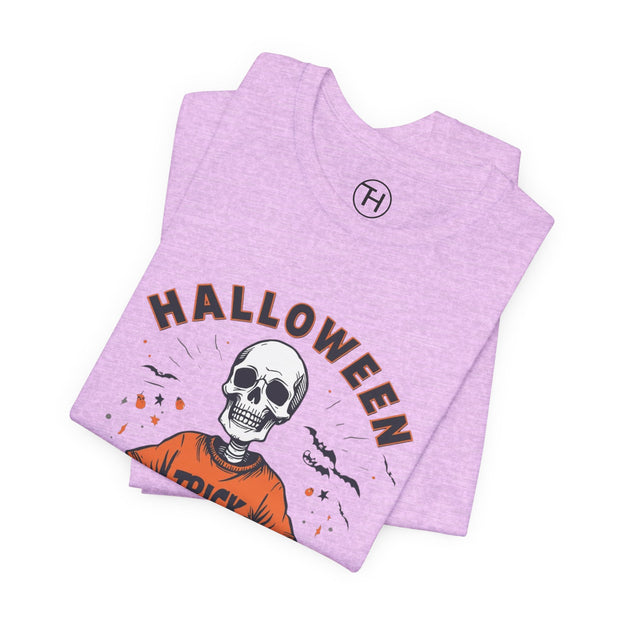 Halloween Trick or Treat Skull Tee