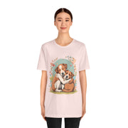 Cute Dog Love Short Sleeve Tee