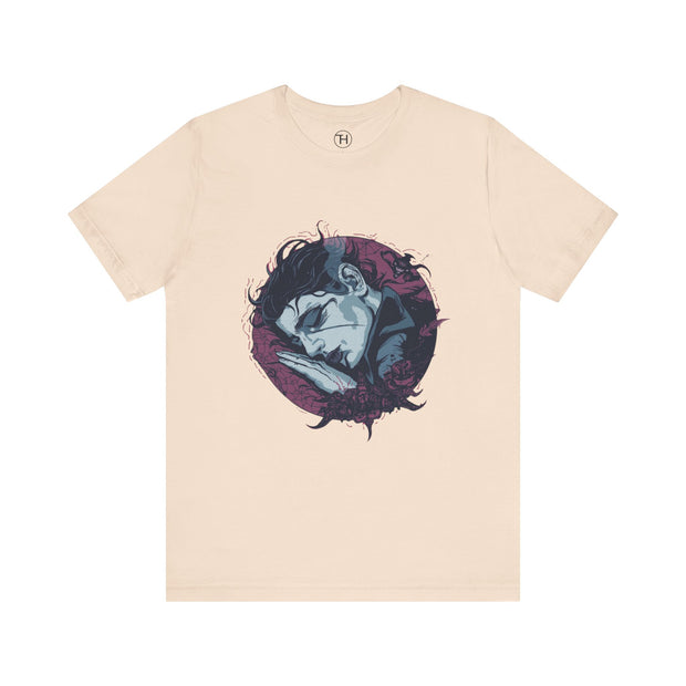 Dreamy Sleepy Graphic Tee, Unisex T-Shirt, Casual Wear, Gift for Relaxation, Unique Artwork, Lounge T-Shirt, Cozy Fashion