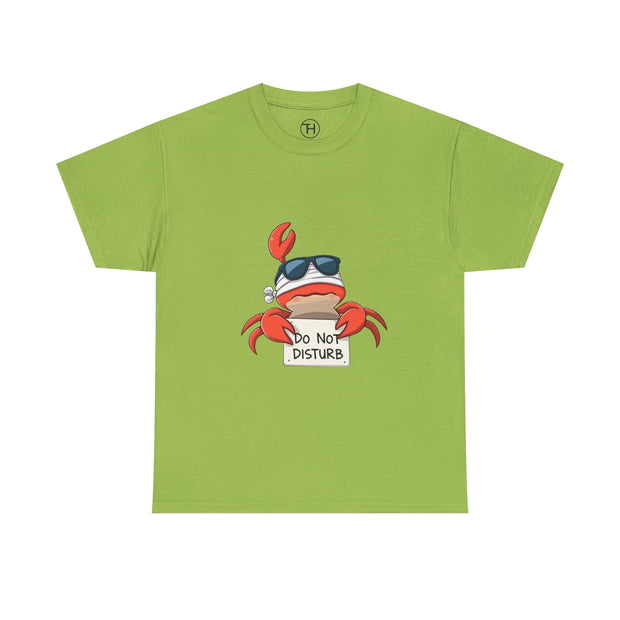 Playful Crab Graphic Tee, Relaxed Summer T-Shirt, Gift for Beach Lovers, Funny Casual Wear, Unique Gift Idea, Summer Vibes Shirt