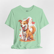 Cute Dog Love Unisex Tee