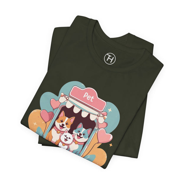 Cute Pet Adoption Jersey Tee