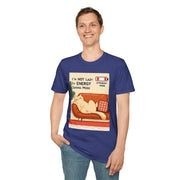 Unisex Cat Lover T-Shirt, Funny Cat Shirt, I'm Not Lazy Tee, Gift for Cat Owners, Quirky Pet Lover Apparel, Relaxed Style Shirt