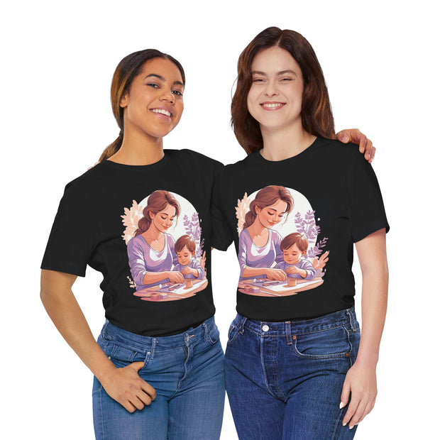 Mom & Child Art Tee