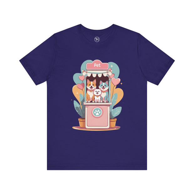 Cute Pet Adoption Jersey Tee