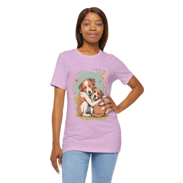 Cute Dog Love Short Sleeve Tee