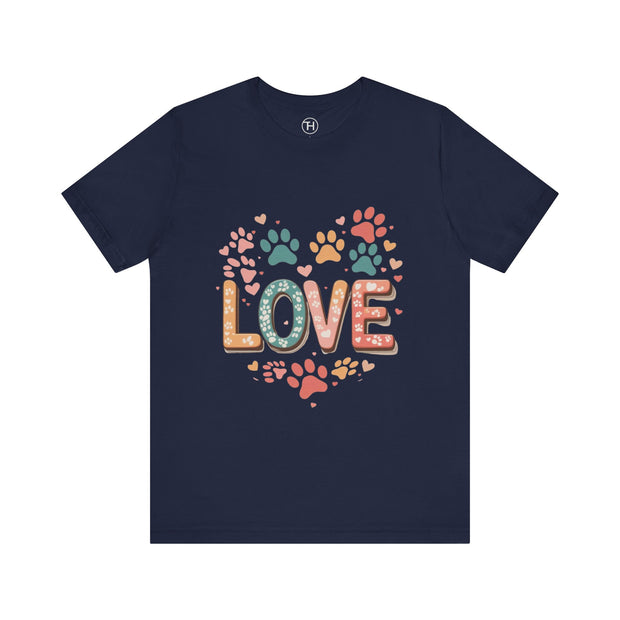 Love Paw Print Tee
