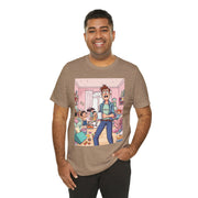 Funny Family Chaos Tee, Unisex Graphic Shirt, Parenting Humor T-Shirt, Ideal Gift for Dad, Quirky Casual Wear