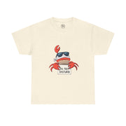 Playful Crab Graphic Tee, Relaxed Summer T-Shirt, Gift for Beach Lovers, Funny Casual Wear, Unique Gift Idea, Summer Vibes Shirt