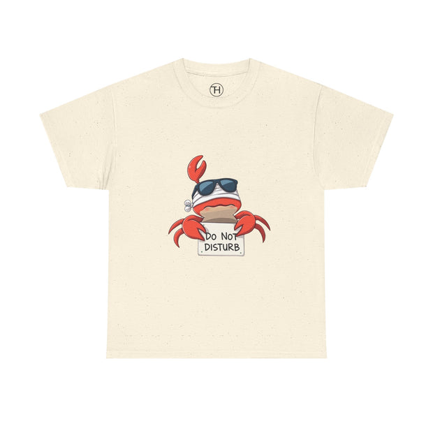 Playful Crab Graphic Tee, Relaxed Summer T-Shirt, Gift for Beach Lovers, Funny Casual Wear, Unique Gift Idea, Summer Vibes Shirt