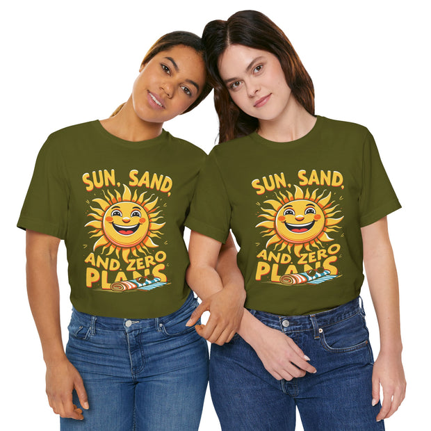 Sunny Vibes Tee | Unisex Short Sleeve Tee, Summer Shirt