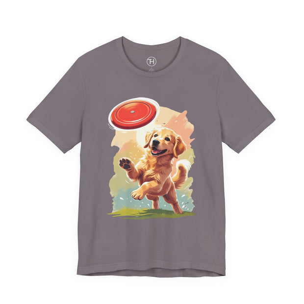 Golden Retriever Frisbee Tee