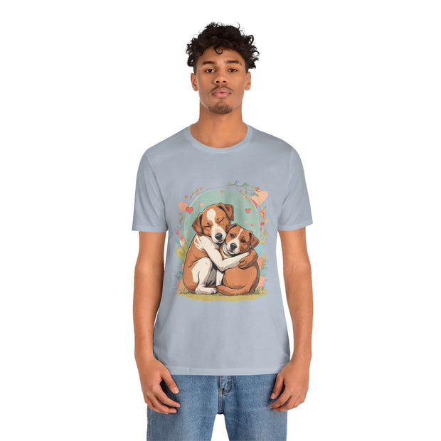 Cute Dog Love Short Sleeve Tee