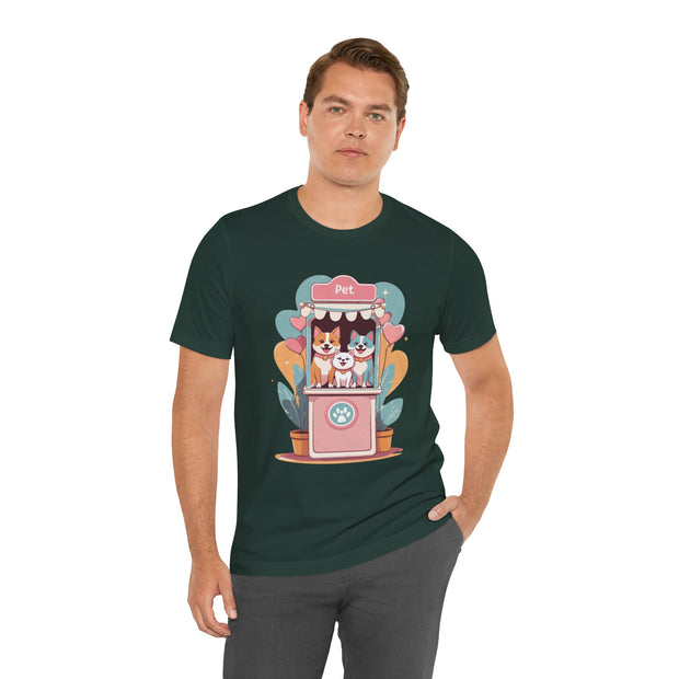 Cute Pet Adoption Jersey Tee