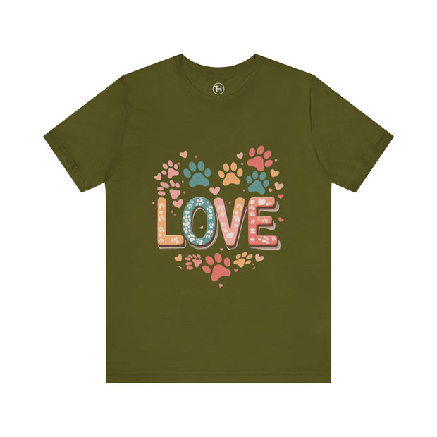 Love Paw Print Tee