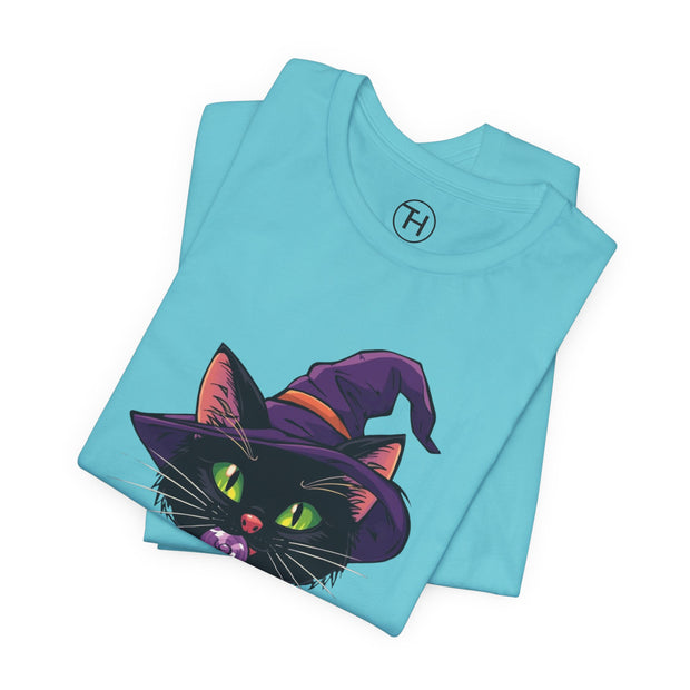 Spooky Black Cat Tee