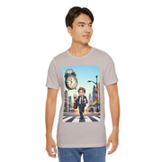 City Commute Unisex Tee, Stylish Graphic Tee, Casual Wear, Gift for Him/Her, Coffee Lover Shirt