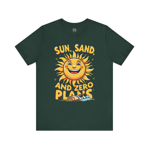 Sunny Vibes Tee | Unisex Short Sleeve Tee, Summer Shirt