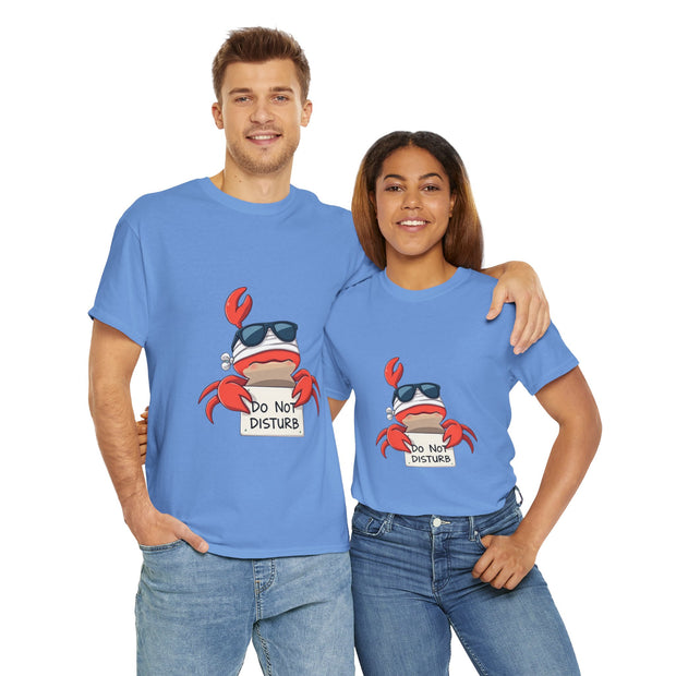 Playful Crab Graphic Tee, Relaxed Summer T-Shirt, Gift for Beach Lovers, Funny Casual Wear, Unique Gift Idea, Summer Vibes Shirt