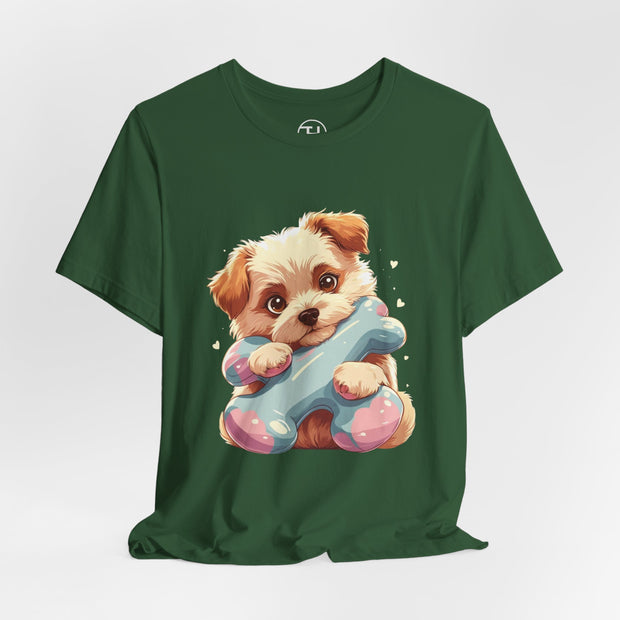 Adorable Puppy Graphic Tee | Unisex Short Sleeve T-Shirt
