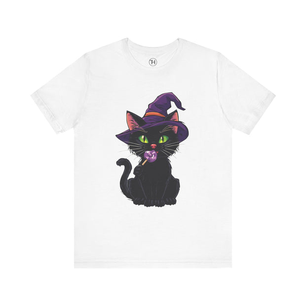 Spooky Black Cat Tee