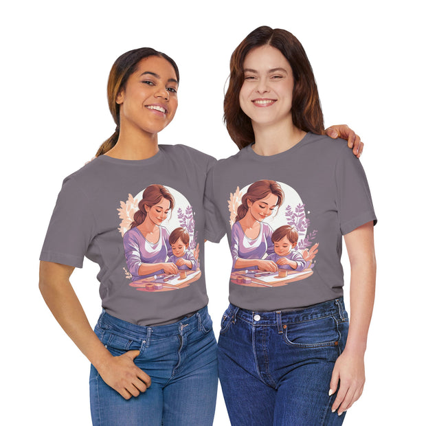 Mom & Child Art Tee