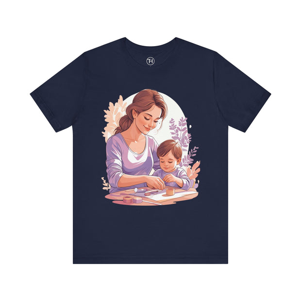 Mom & Child Art Tee