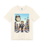 City Commute Unisex Tee, Stylish Graphic Tee, Casual Wear, Gift for Him/Her, Coffee Lover Shirt