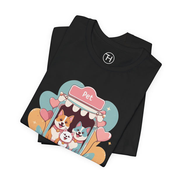Cute Pet Adoption Jersey Tee