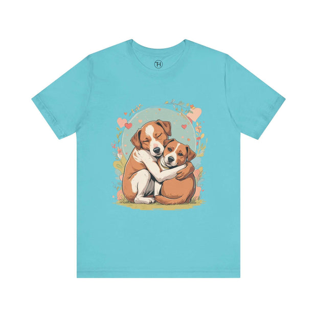 Cute Dog Love Short Sleeve Tee