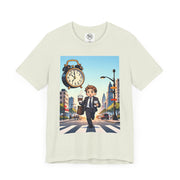 City Commute Unisex Tee, Stylish Graphic Tee, Casual Wear, Gift for Him/Her, Coffee Lover Shirt