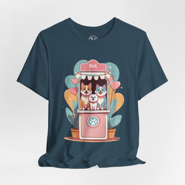 Cute Pet Adoption Jersey Tee