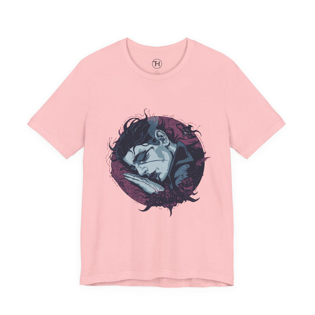 Dreamy Sleepy Graphic Tee, Unisex T-Shirt, Casual Wear, Gift for Relaxation, Unique Artwork, Lounge T-Shirt, Cozy Fashion