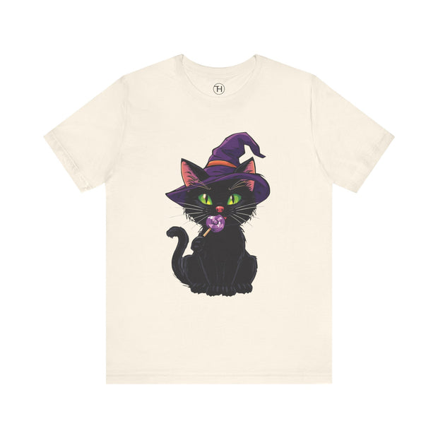 Spooky Black Cat Tee