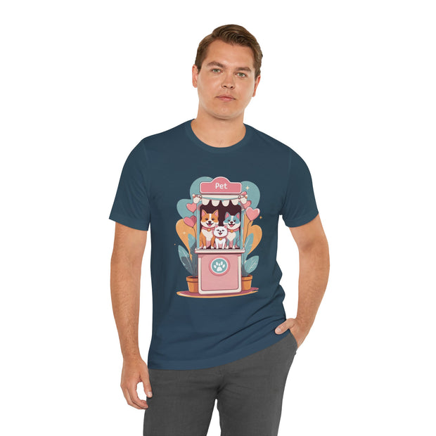 Cute Pet Adoption Jersey Tee